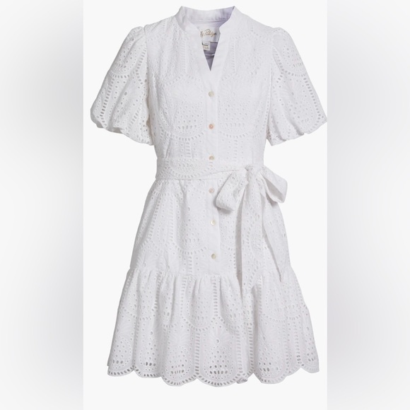 Lilly Pulitzer Dresses & Skirts - Lilly Pulitzer White Eyelet Mini Dress